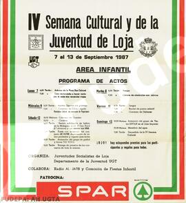 IV Semana Cultural y de la Juventud de Loja