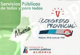 Servicios públicos de todos y para todos. V Congreso Provincial Almería